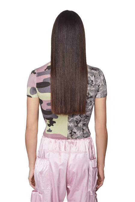 Diesel Frauen Grün Grau m-hampton Bekleidung 8608858