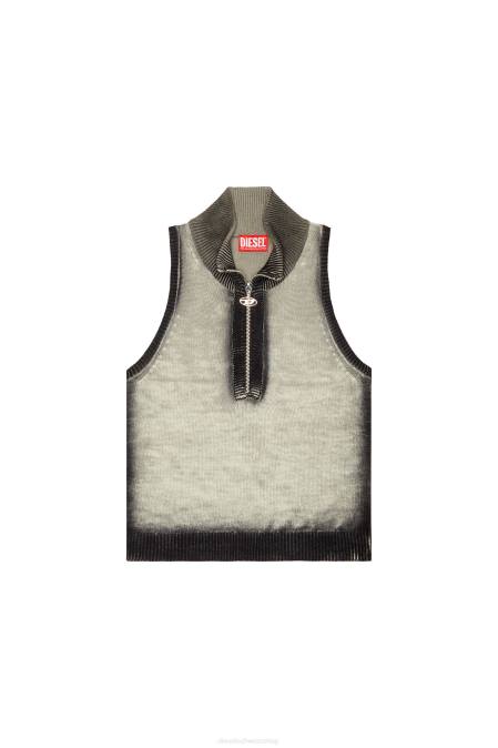 Diesel Frauen grau m-ionio Bekleidung 8608868