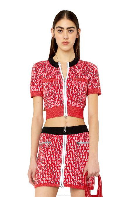 Diesel Frauen grau/rot m-athilde Bekleidung 8608887