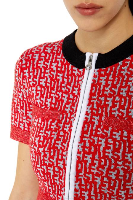 Diesel Frauen grau/rot m-athilde Bekleidung 8608887