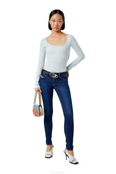 Diesel Frauen hellblau D-Cho Track Denim-Body Bekleidung 8608880