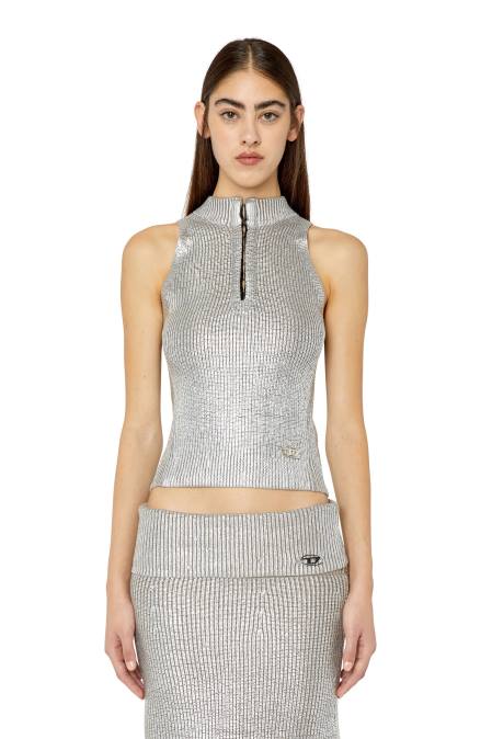 Diesel Frauen hellgrau m-addalena Bekleidung 8608863