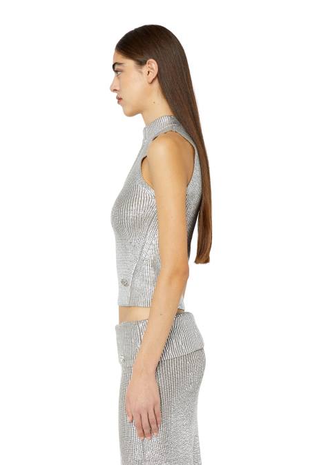 Diesel Frauen hellgrau m-addalena Bekleidung 8608863