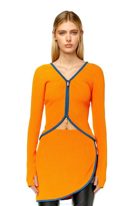 Diesel Frauen orange m-oira Bekleidung 8608883