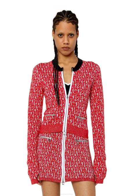 Diesel Frauen rot/grau m-allorca Bekleidung 8608877