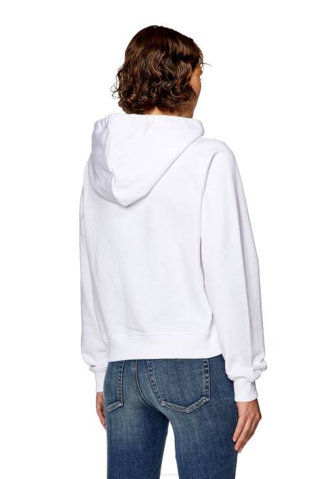 Diesel Frauen Weiss f-reggy-hood-l6 Bekleidung 8608891