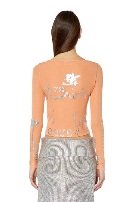 Diesel Frauen Gesichtspuder T-Ballersi Bekleidung 8608951