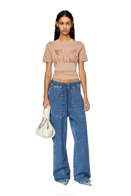 Diesel Frauen Gesichtspuder t-reg-g2 Bekleidung 8608948