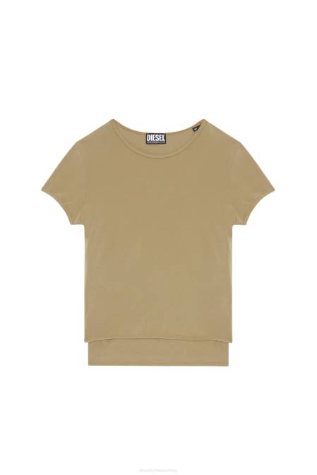 Diesel Frauen Hellbraun t-olap Bekleidung 8608939