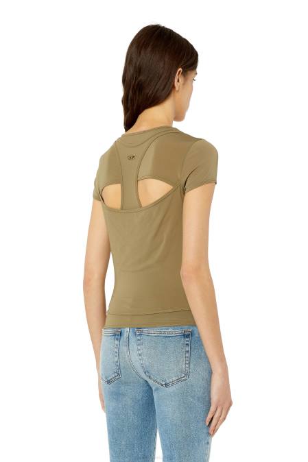 Diesel Frauen Hellbraun t-olap Bekleidung 8608939