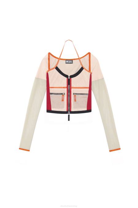 Diesel Frauen Pink Rot t-tokat Bekleidung 8608918