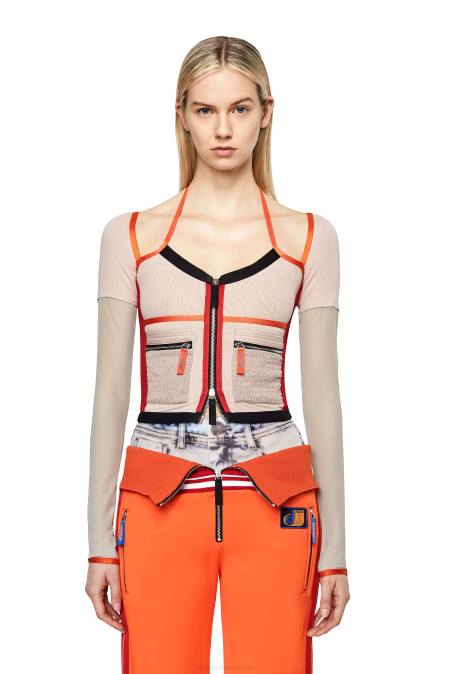 Diesel Frauen Pink Rot t-tokat Bekleidung 8608918