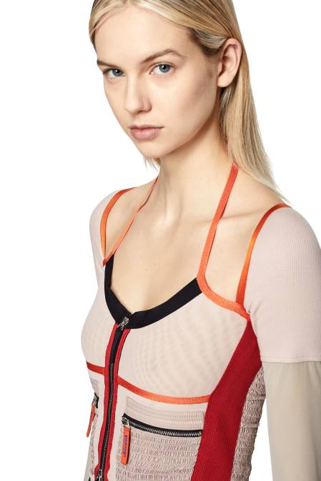 Diesel Frauen Pink Rot t-tokat Bekleidung 8608918