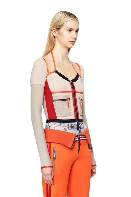 Diesel Frauen Pink Rot t-tokat Bekleidung 8608918