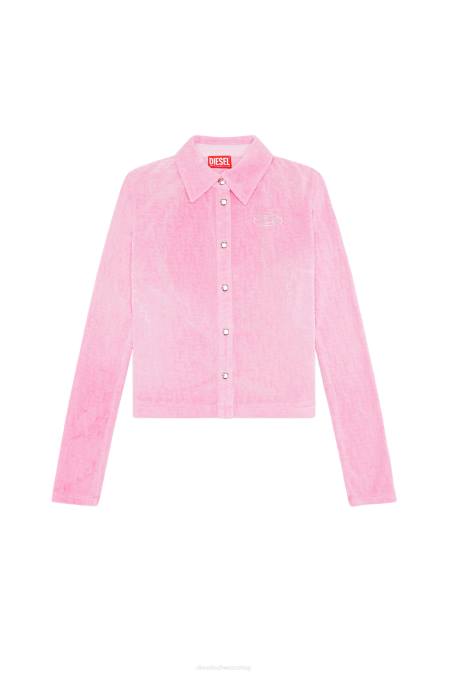 Diesel Frauen Rosa T-amüsieren Bekleidung 8608923