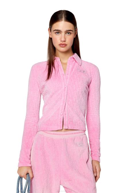 Diesel Frauen Rosa T-amüsieren Bekleidung 8608923