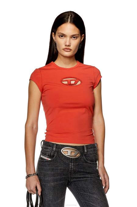 Diesel Frauen Rot T-Angie Bekleidung 8608909