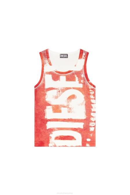 Diesel Frauen Rot t-anky-g1 Bekleidung 8608932