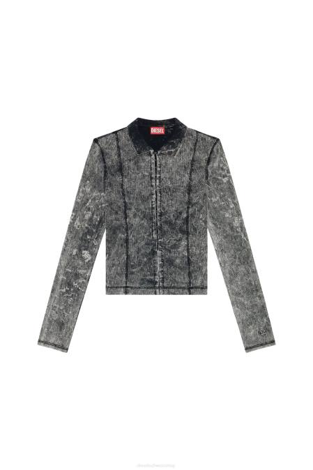 Diesel Frauen Schwarz T-Quecksilber Bekleidung 8608928