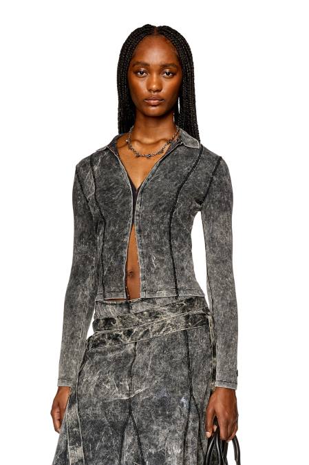 Diesel Frauen Schwarz T-Quecksilber Bekleidung 8608928