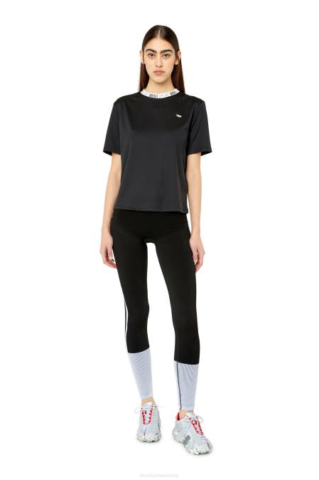 Diesel Frauen Schwarz awtee-piper-ht38 Bekleidung 8608953