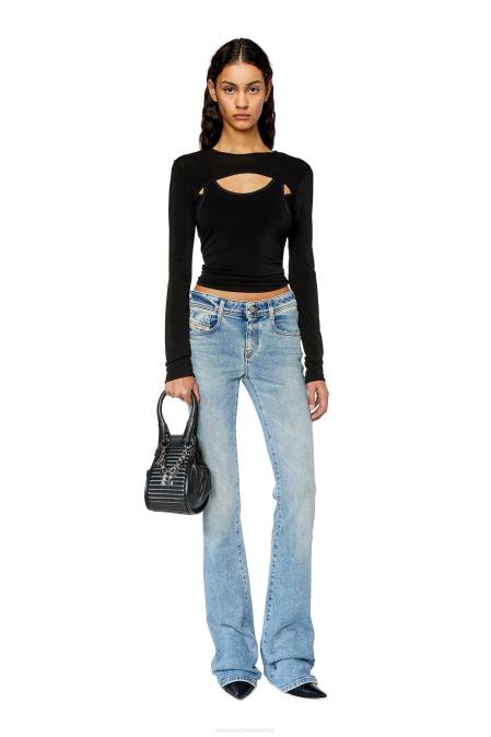 Diesel Frauen Schwarz liegen Bekleidung 8608946