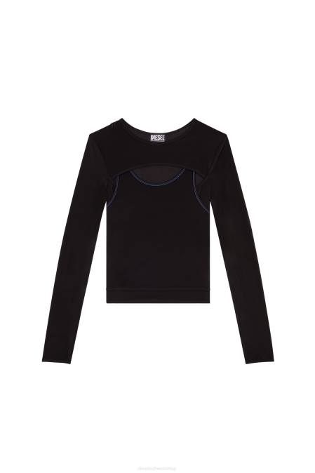 Diesel Frauen Schwarz liegen Bekleidung 8608946