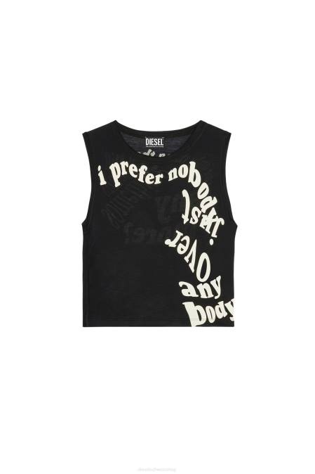 Diesel Frauen Schwarz t-ody Bekleidung 8608947