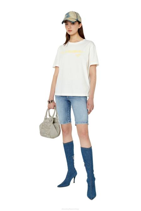 Diesel Frauen Weiss T-Danny Bekleidung 8608936
