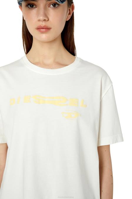 Diesel Frauen Weiss T-Danny Bekleidung 8608936