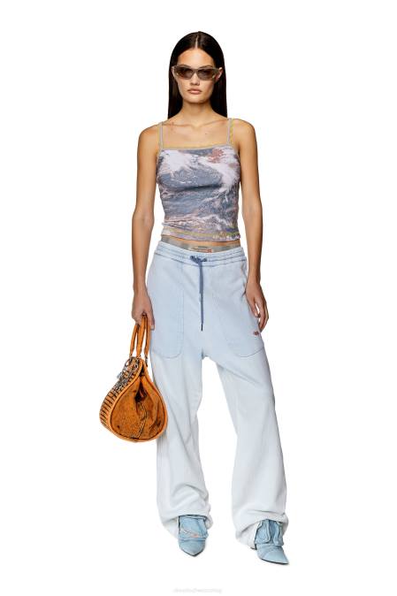 Diesel Frauen Weiss T-Hop-Spitze Bekleidung 8608916