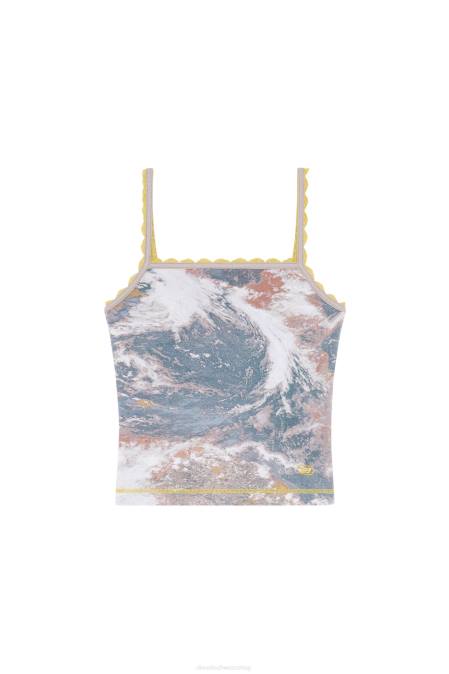 Diesel Frauen Weiss T-Hop-Spitze Bekleidung 8608916