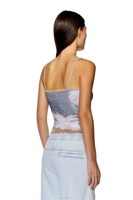 Diesel Frauen Weiss T-Hop-Spitze Bekleidung 8608916