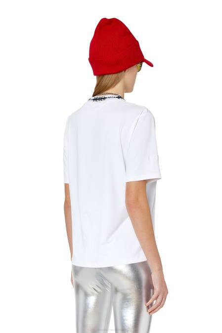 Diesel Frauen Weiss awtee-piper-a-wt38 Bekleidung 8608925