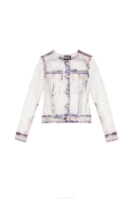 Diesel Frauen Weiss t-clau-d2 Bekleidung 8608913