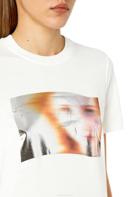 Diesel Frauen Weiss t-reg-g3 Bekleidung 8608956