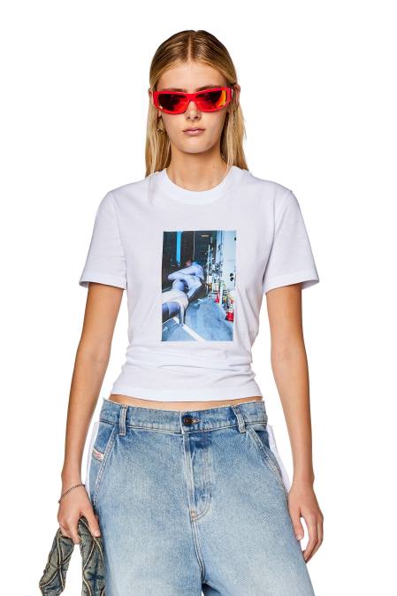 Diesel Frauen Weiss t-reg-l2 Bekleidung 8608926