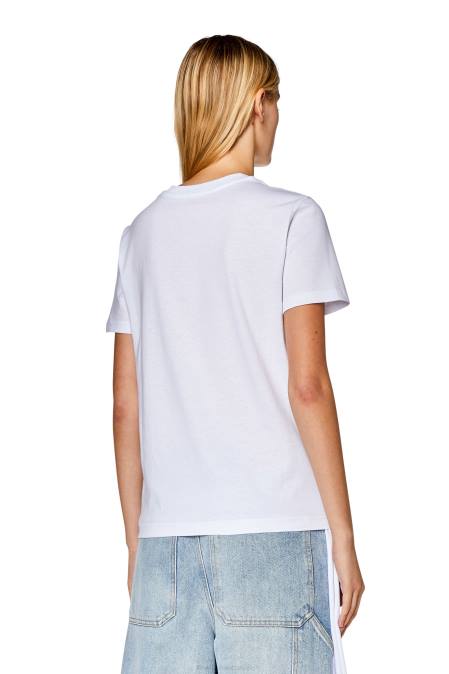 Diesel Frauen Weiss t-reg-l2 Bekleidung 8608926