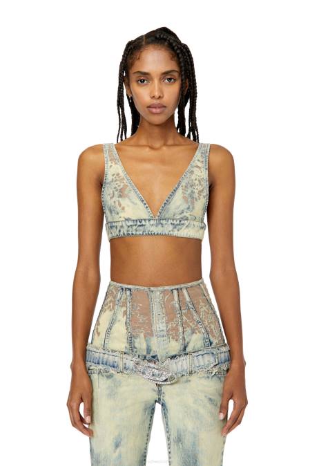 Diesel Frauen hellblau de-janys-fsc Bekleidung 8608957