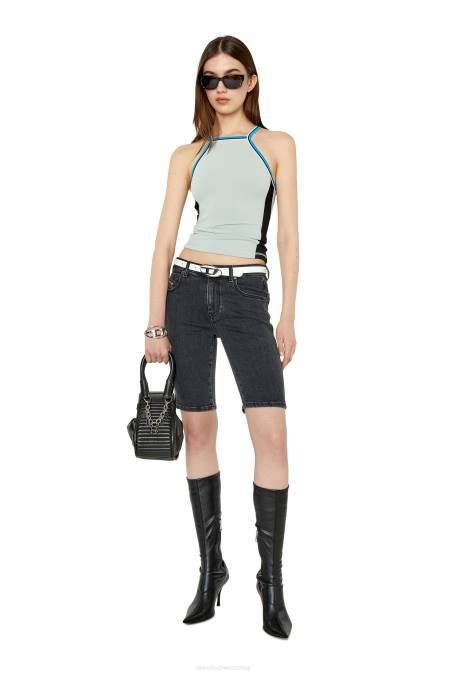 Diesel Frauen hellgrau t-ayuki Bekleidung 8608935