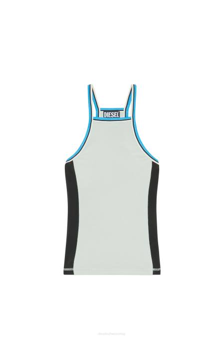 Diesel Frauen hellgrau t-ayuki Bekleidung 8608935