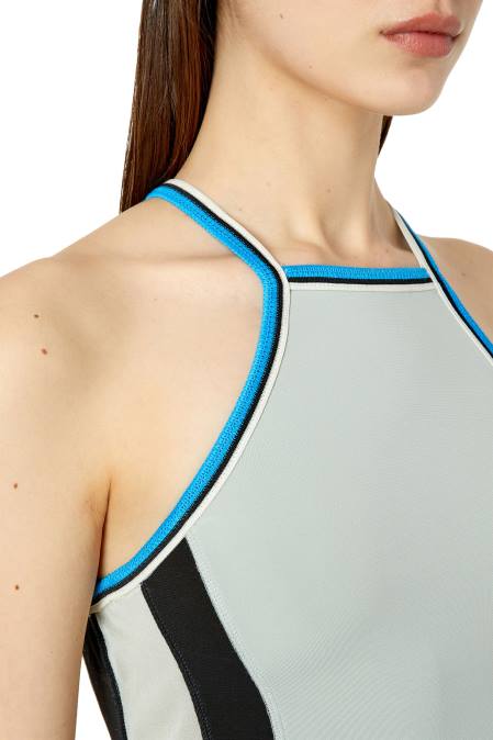 Diesel Frauen hellgrau t-ayuki Bekleidung 8608935