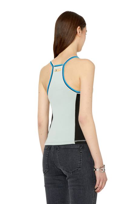 Diesel Frauen hellgrau t-ayuki Bekleidung 8608935