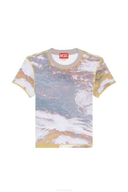 Diesel Frauen lila T-Skinzy-Spitze Bekleidung 8608910