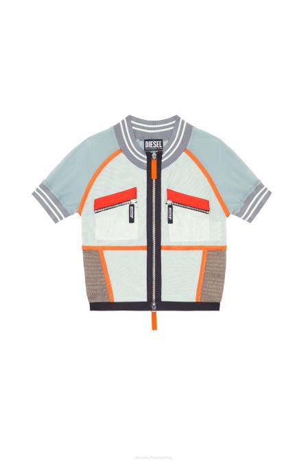 Diesel Frauen orange/weiß T-Toky Bekleidung 8608912