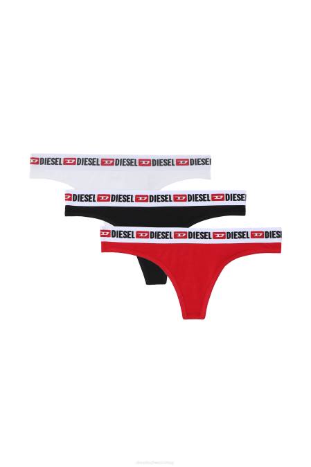 Diesel Frauen weiß Rot ufst-stars-dreipack Bekleidung 86081043