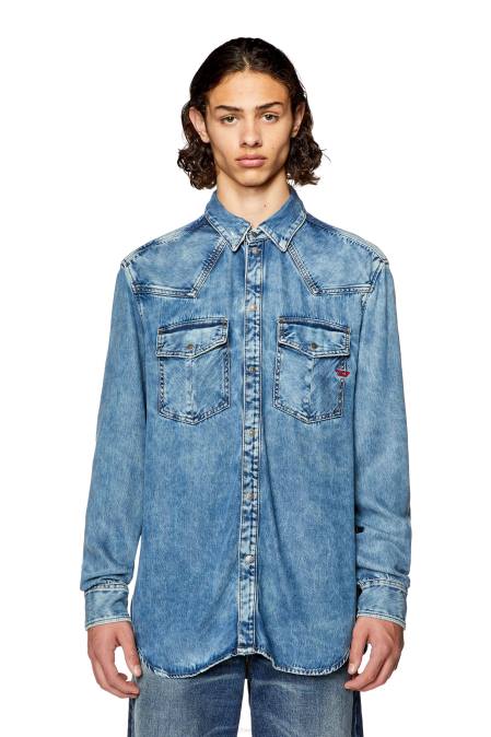 Diesel Männer Mittelblau d-Ozean Bekleidung 8608295