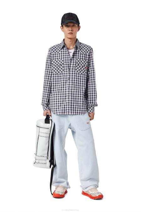 Diesel Männer Schwarz-Weiss s-ost-lang-cl Bekleidung 8608319