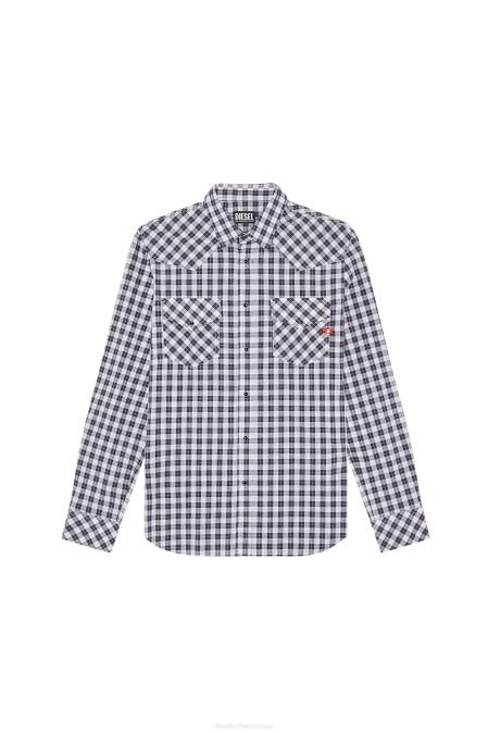 Diesel Männer Schwarz-Weiss s-ost-lang-cl Bekleidung 8608319