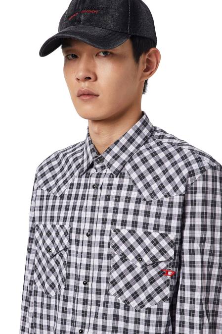 Diesel Männer Schwarz-Weiss s-ost-lang-cl Bekleidung 8608319